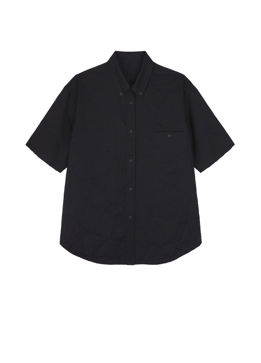 Shirt / JNBY Wool Short-sleeved Shirt(100% wool)