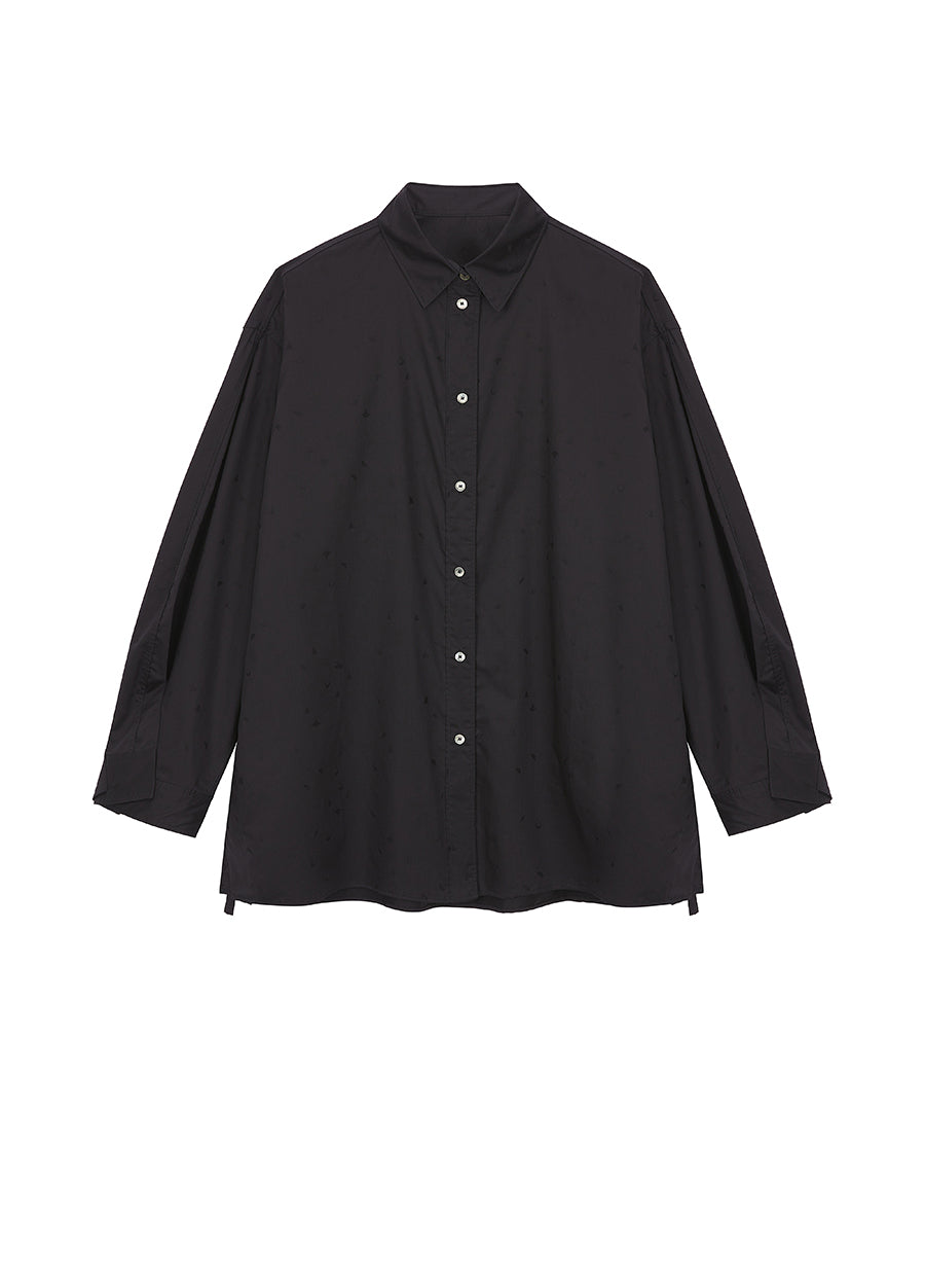 Shirt / JNBY Cotton Long-sleeved Solid Shirt(100% cotton)