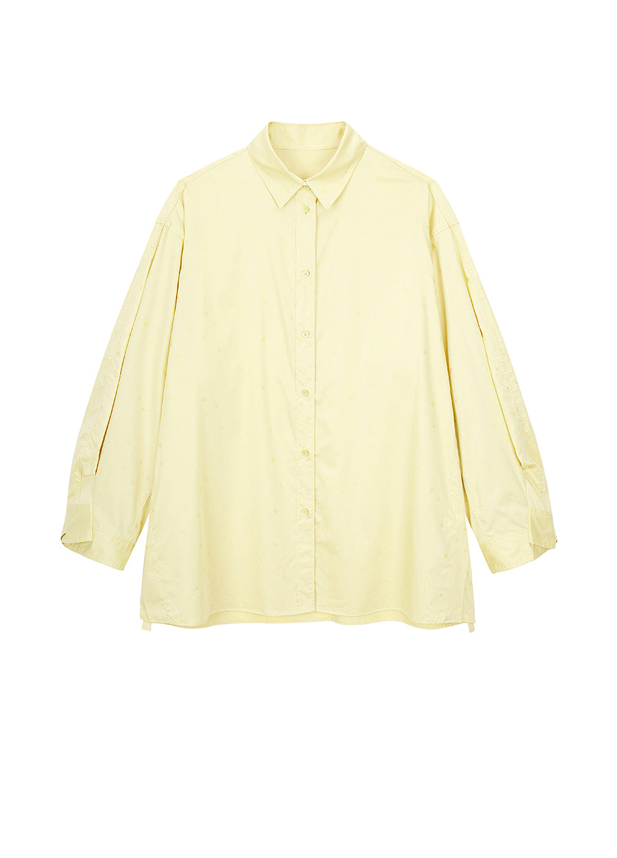 Shirt / JNBY Cotton Long-sleeved Solid Shirt(100% cotton)