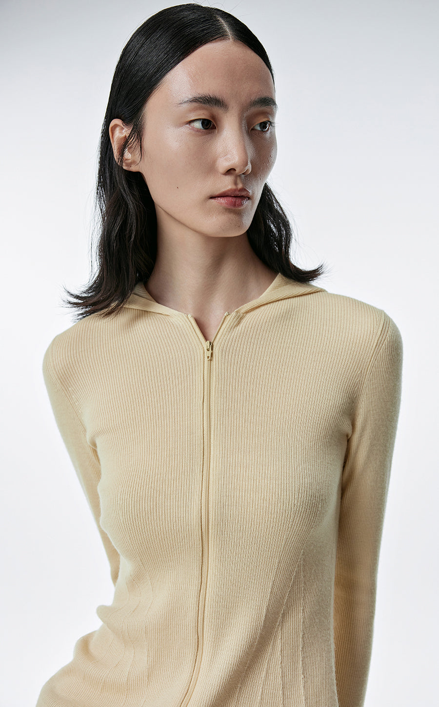 Sweater / JNBY Solid Cardigan Cashmere Sweater