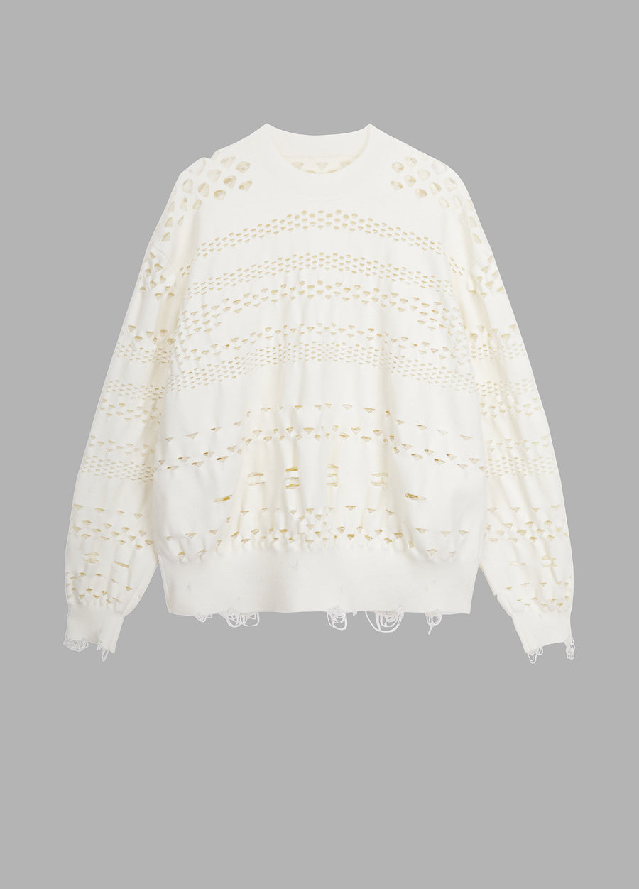 Sweater / JNBY Wool Long-Sleeved Round Neck Sweater