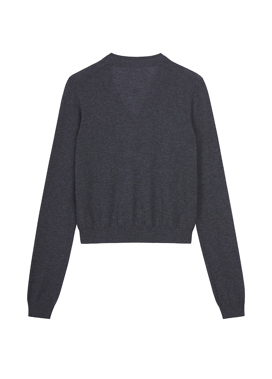 Sweater / JNBY Solid Cardigan Cashmere Sweater (100%  cashmere)