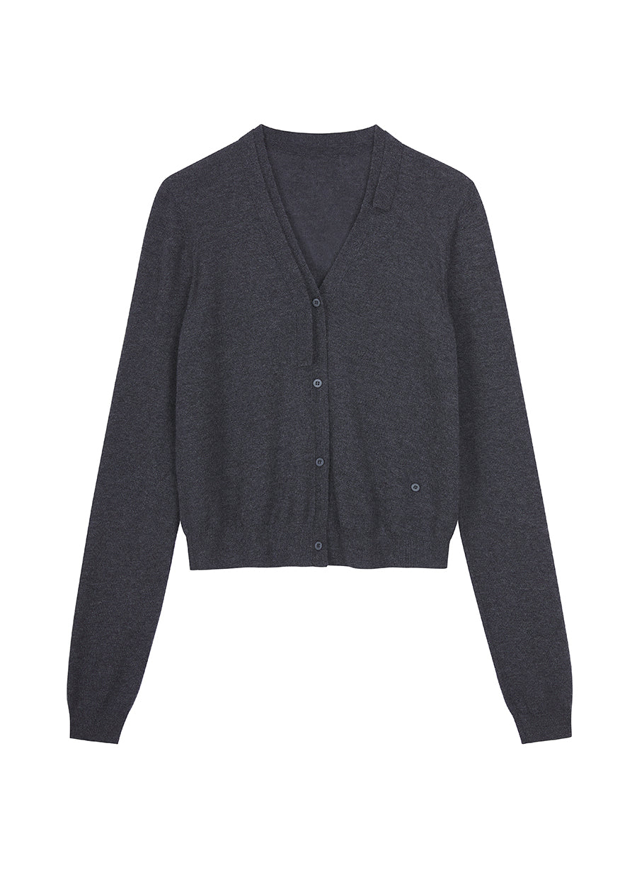 Sweater / JNBY Solid Cardigan Cashmere Sweater (100%  cashmere)