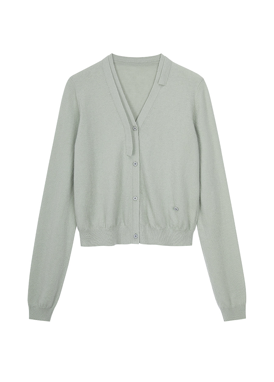 Sweater / JNBY Solid Cardigan Cashmere Sweater (100%  cashmere)