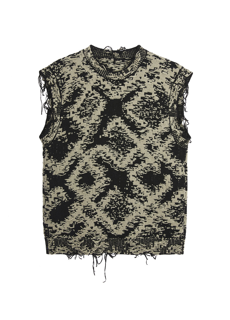 Vest / JNBY Round Neck Ramie Vest