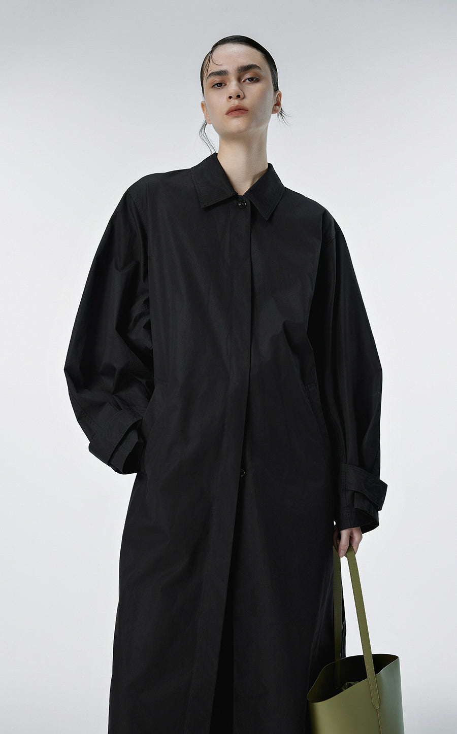 Coat / JNBY Cotton Trench Coat