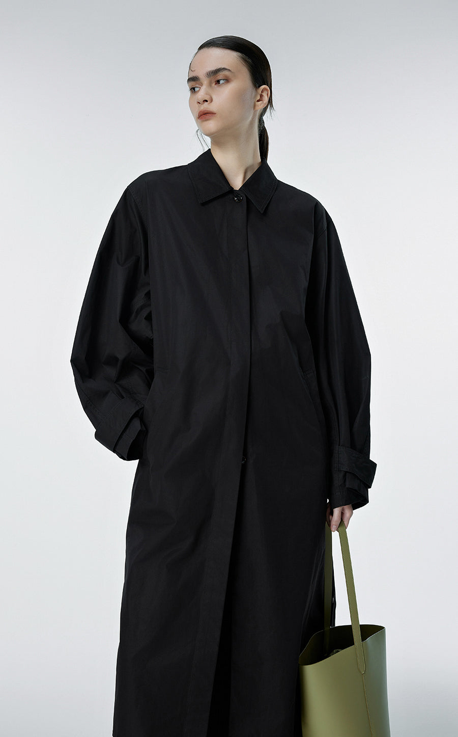 Coat / JNBY Cotton Trench Coat