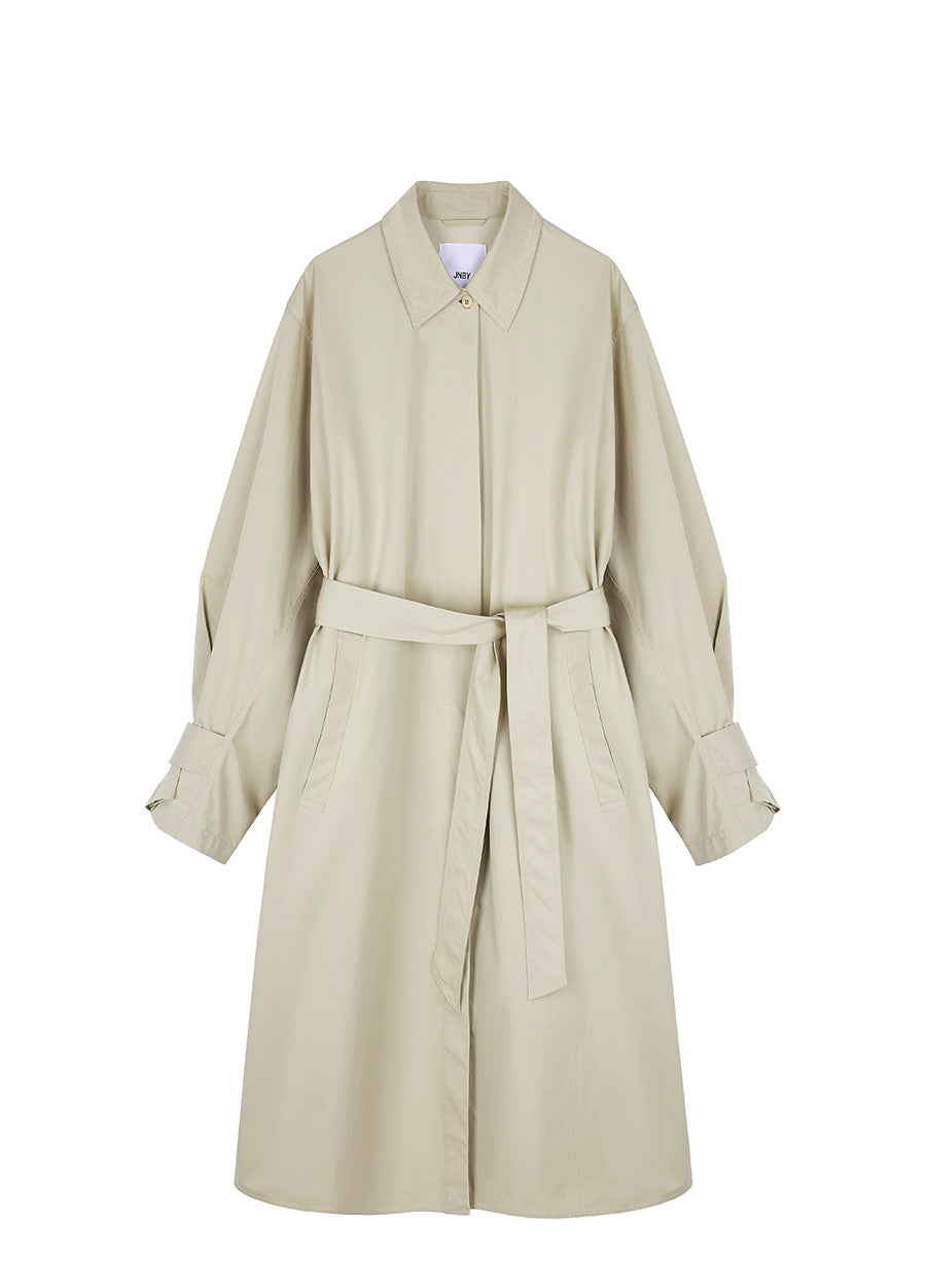 Coat / JNBY Cotton Trench Coat