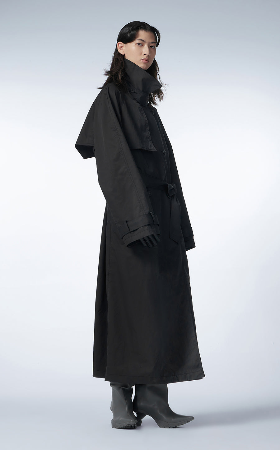 Coat /  JNBY Solid Long Trench Coat