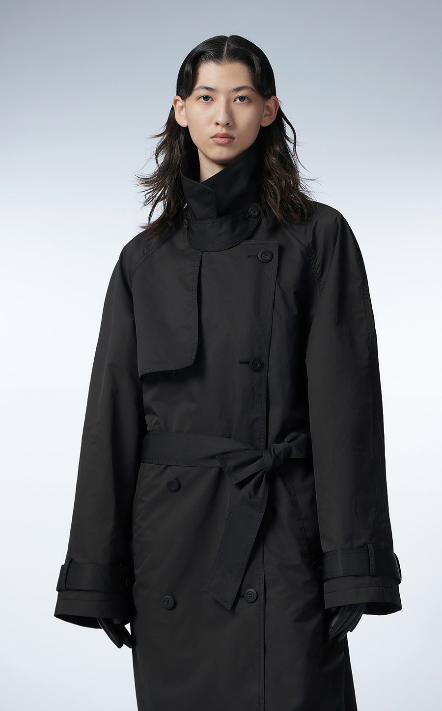 Coat /  JNBY Solid Long Trench Coat