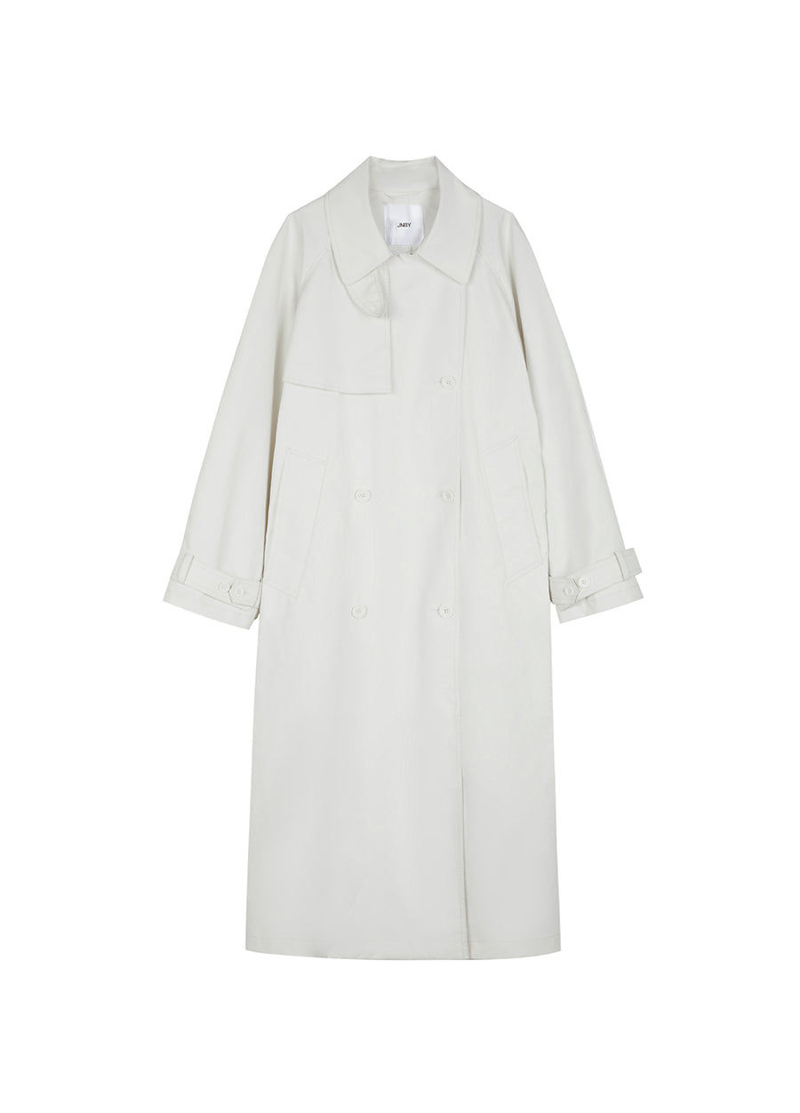 Coat /  JNBY Solid Long Trench Coat