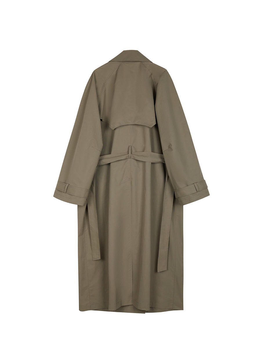 Coat /  JNBY Solid Long Trench Coat