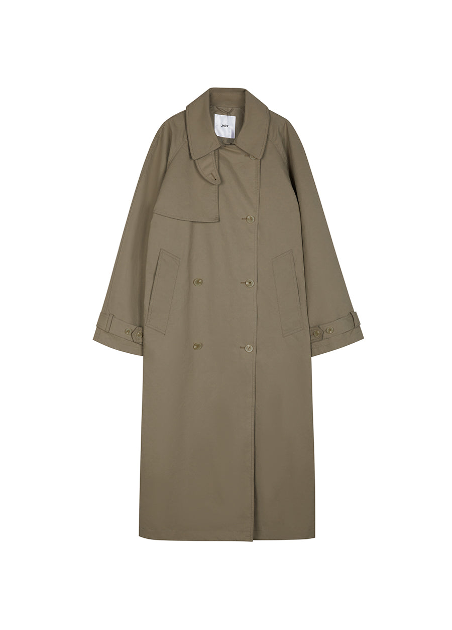 Coat /  JNBY Solid Long Trench Coat