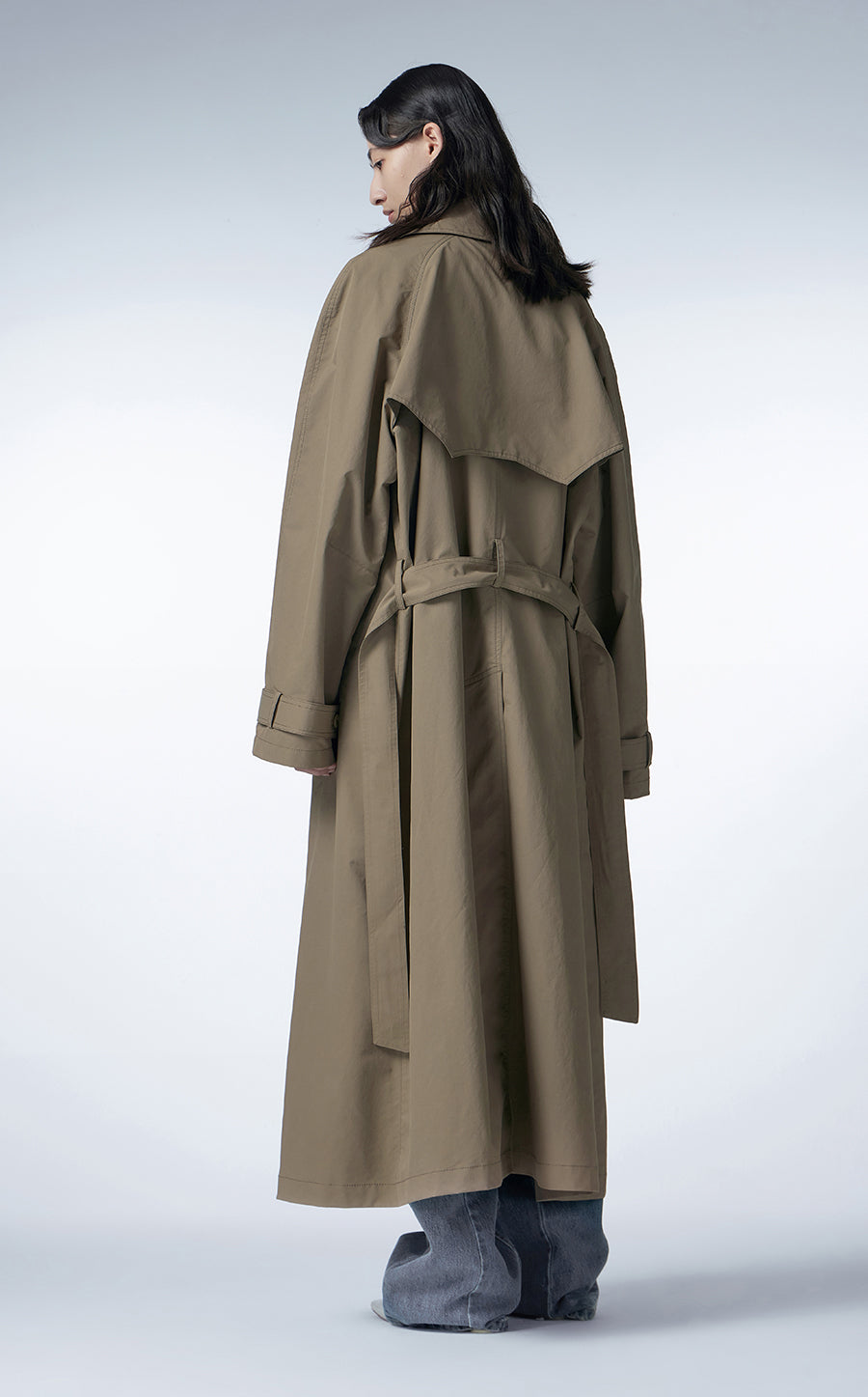 Coat /  JNBY Solid Long Trench Coat