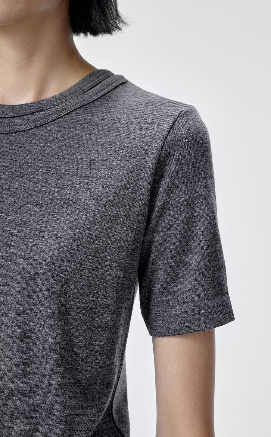 T-shirt / JNBY Round Neck Wool T-shirt