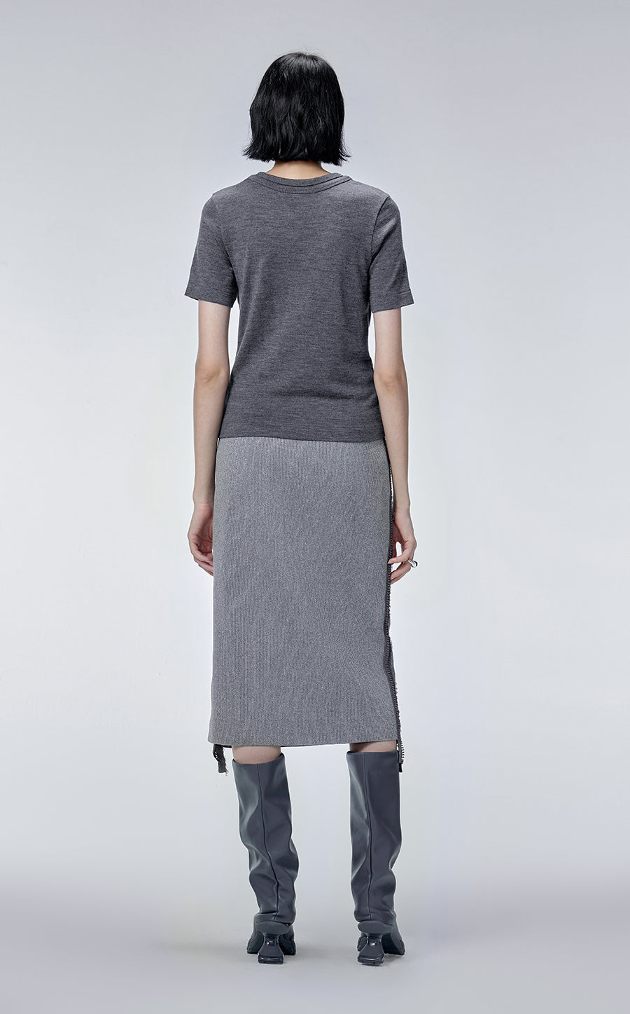 T-shirt / JNBY Round Neck Wool T-shirt