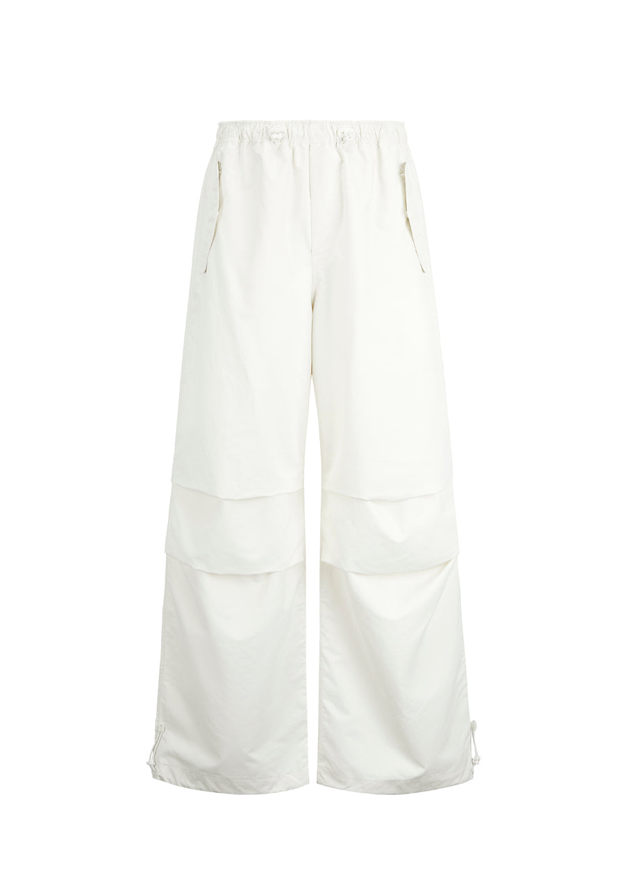 Pants / JNBY Elastic Waist Wide-Leg Pants