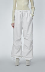 Pants / JNBY Elastic Waist Wide-Leg Pants