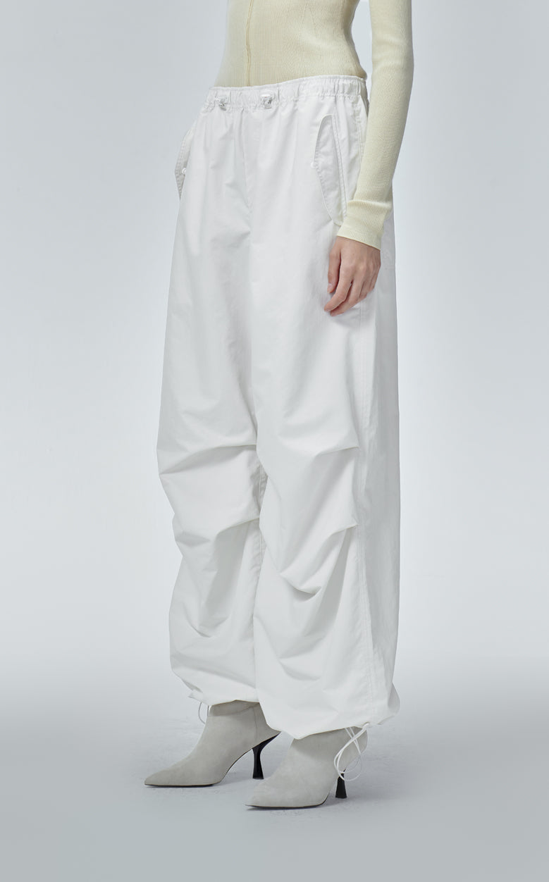 Pants / JNBY Elastic Waist Wide-Leg Pants