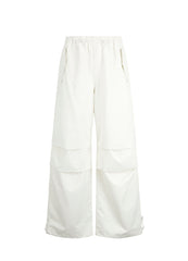 Pants / JNBY Elastic Waist Wide-Leg Pants