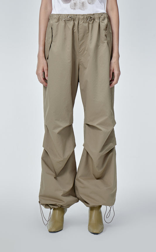 Pants / JNBY Elastic Waist Wide-Leg Pants