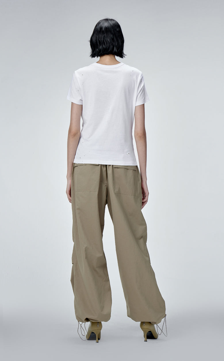 Pants / JNBY Elastic Waist Wide-Leg Pants