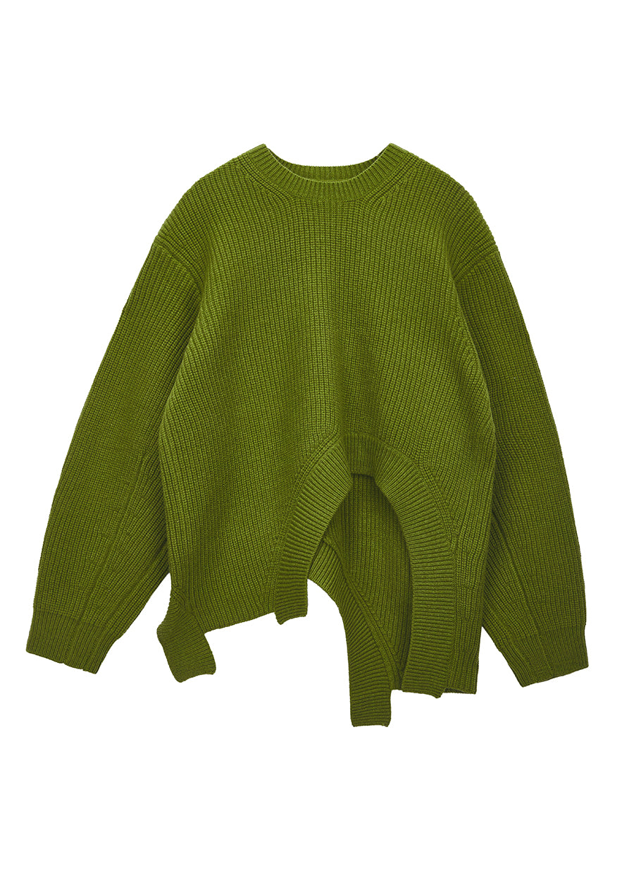 Sweater / JNBY Relaxed Crewneck Wool Sweater