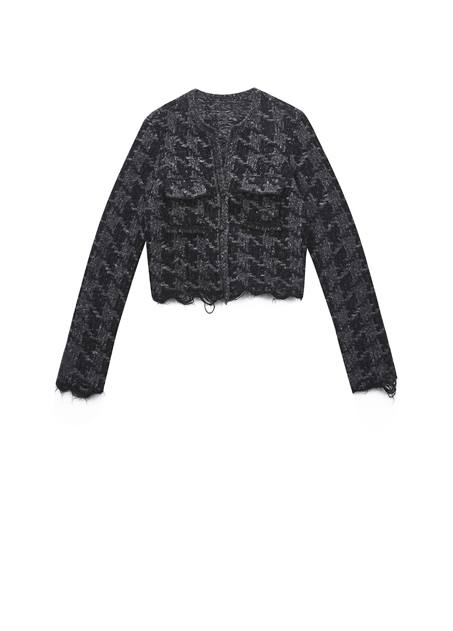 Sweater / JNBY V-neck Cropped Cardigan
