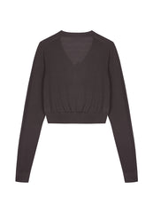 Sweater / Su Embroidery X JNBY V-neck Wool Cardigan Sweater