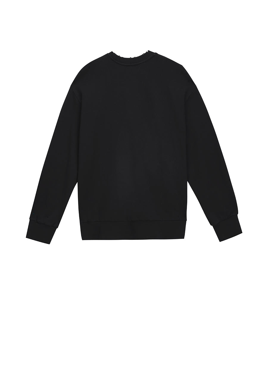Sweatershirt / JNBY Oversize Cotton Sweatershirt in Rabbit Print