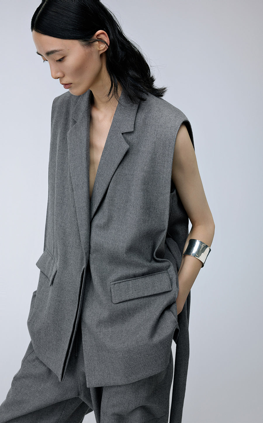 Vest / JNBY Relaxed Wool Blazer Vest