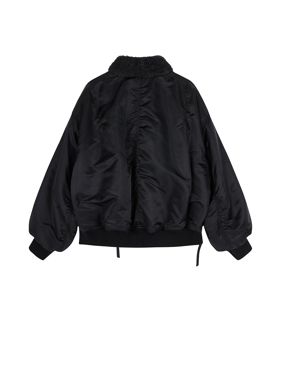 Coat / JNBY Nylon Jacket in Chinese buckle button