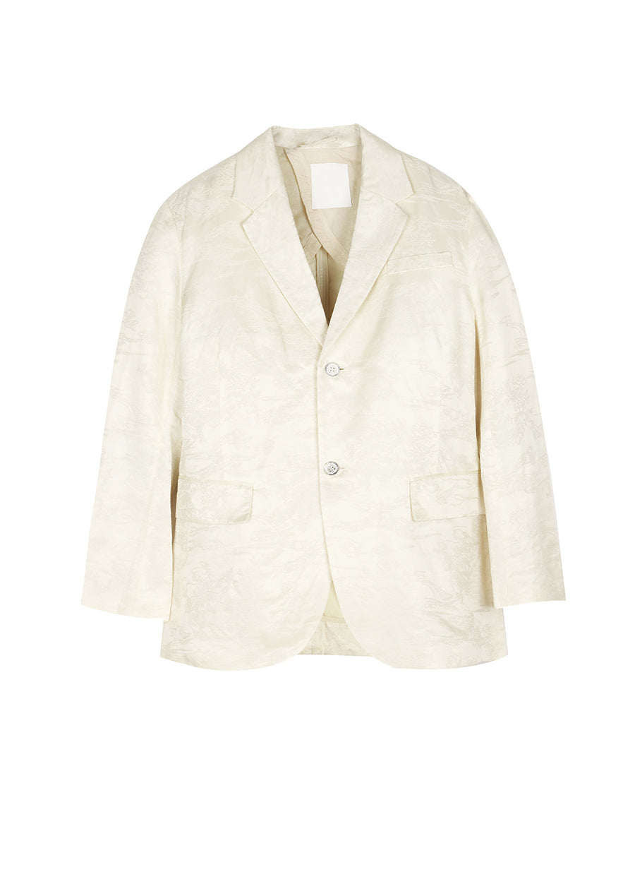 Blazer / JNBY Linen-blend Silk Blazer