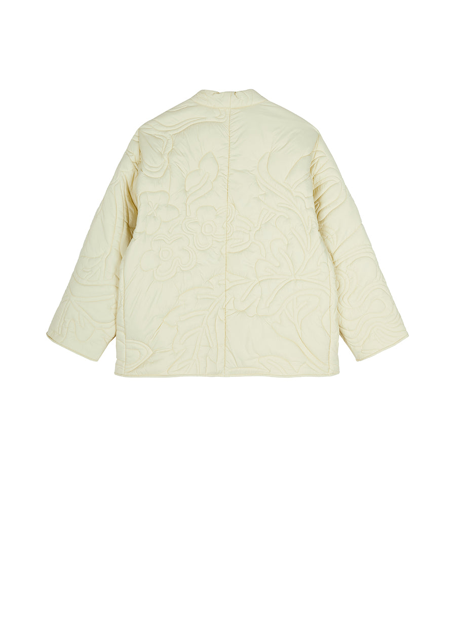 Coat / JNBY Nylon Coat in Oriental Floral Pattern