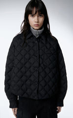 Downcoat / JNBY Ultra Light Down Jacket in Lozenge Pattern