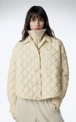 Downcoat / JNBY Ultra Light Down Jacket in Lozenge Pattern