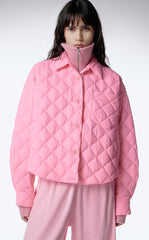 Downcoat / JNBY Ultra Light Down Jacket in Lozenge Pattern