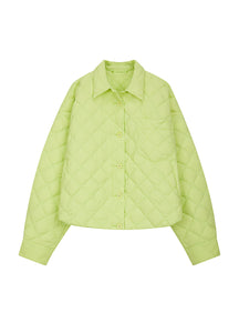 Downcoat / JNBY Ultra Light Down Jacket in Lozenge Pattern