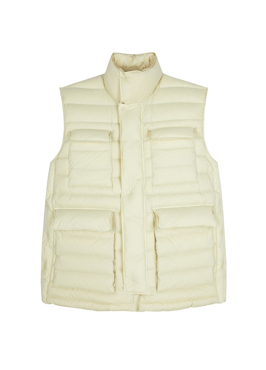 Vest / JNBY Mandarin-collar Cargo Down Vest