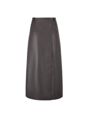 Skirt / JNBY Faux Leather Maxi Skirt