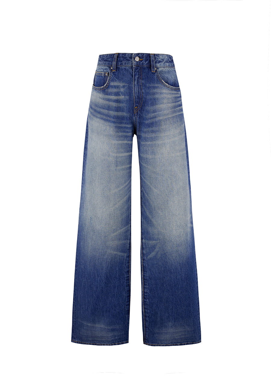 Pants / JNBY Relaxed Cotton Washed Jeans