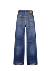 Pants / JNBY Relaxed Cotton Washed Jeans