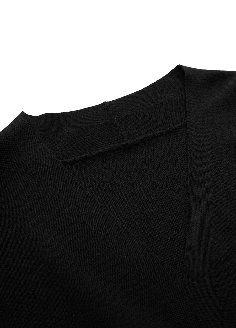 Dress / JNBY V-neck Wool Sweater Dress