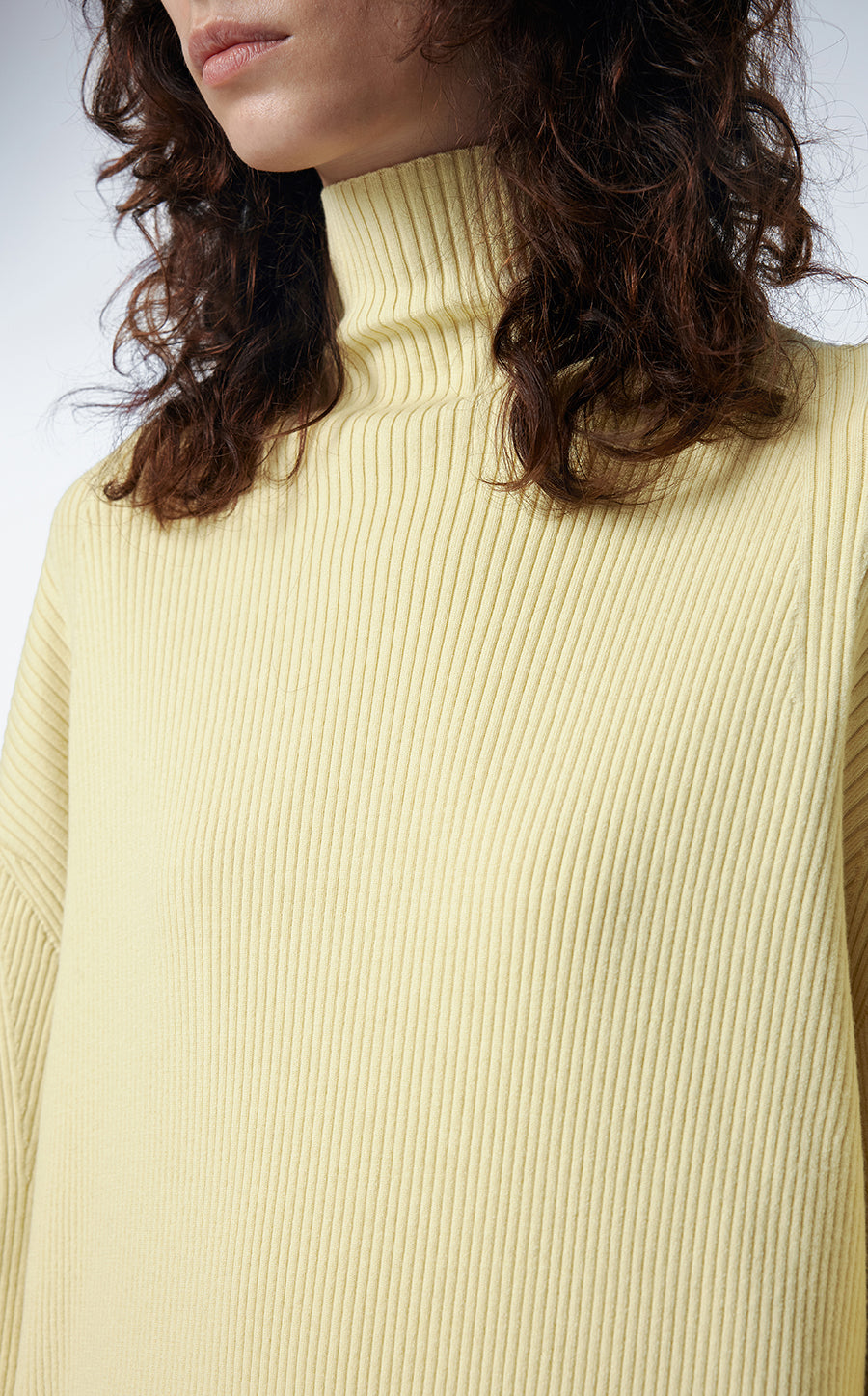 Sweater / JNBY Relaxed High-neck Wool Sweater