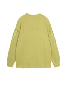 Sweater / JNBY Crew-necked Intarsia-knit Sweater