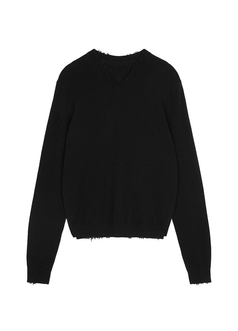 Sweater / JNBY V-neck Cashmere Sweater