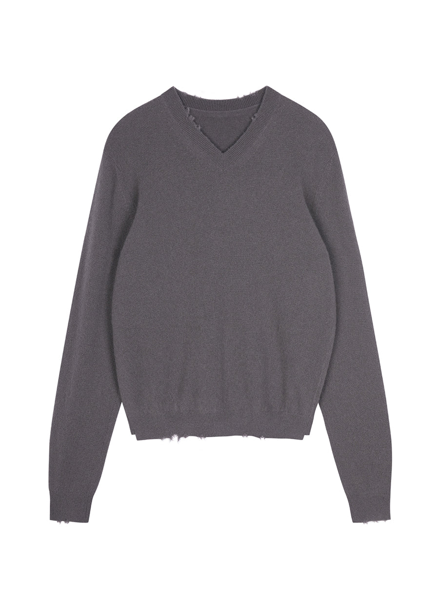 Sweater / JNBY V-neck Cashmere Sweater