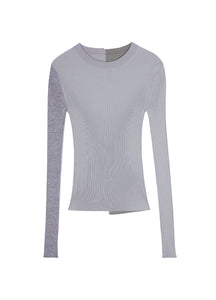 Sweater / JNBY Slim Fit Color Block Wool Sweater