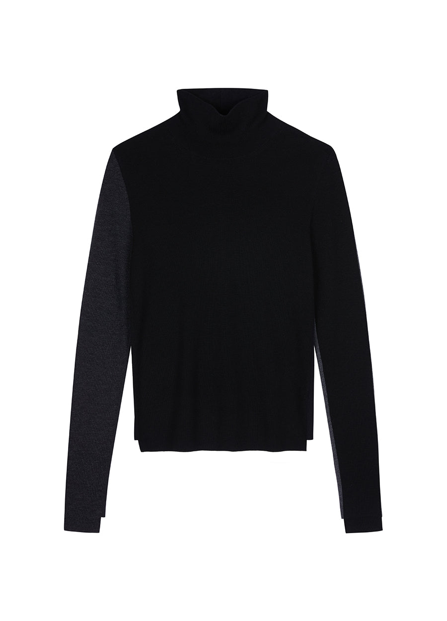 Sweater / JNBY Slim Fit High-neck Wool Sweater