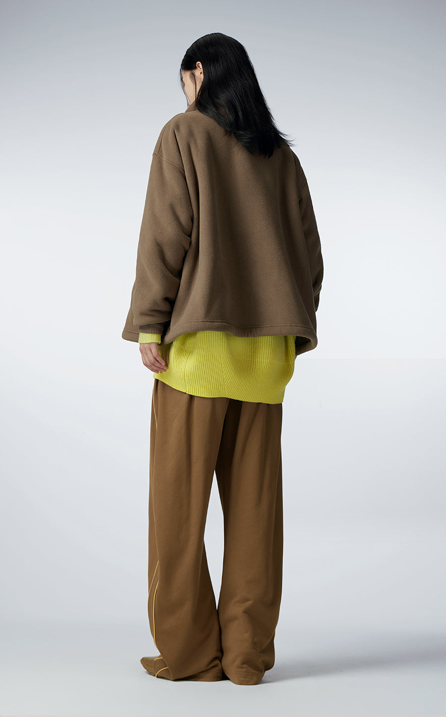 Sweatshirt / JNBY High-neck Faux Fur Sweatshirt